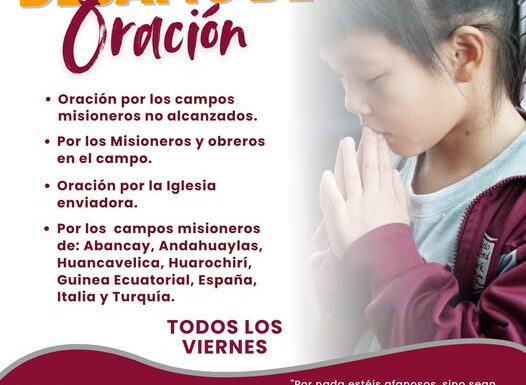 🙏✨ ¡Llegó nuestro Viernes de Oración!