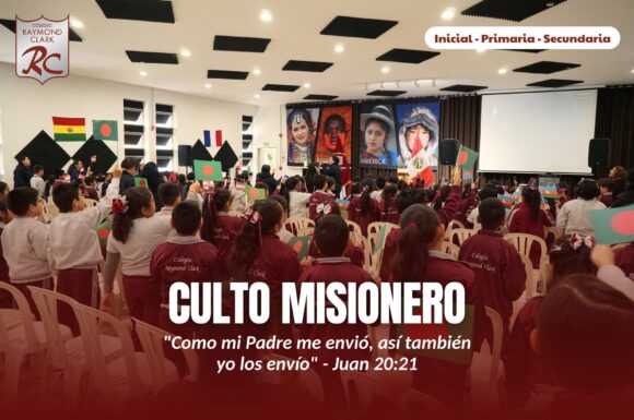 Compartimos un momento muy especial con nuestros estudiantes de Inicial, Primaria y Secundaria: ¡nuestro Culto Misionero! 🌍📖