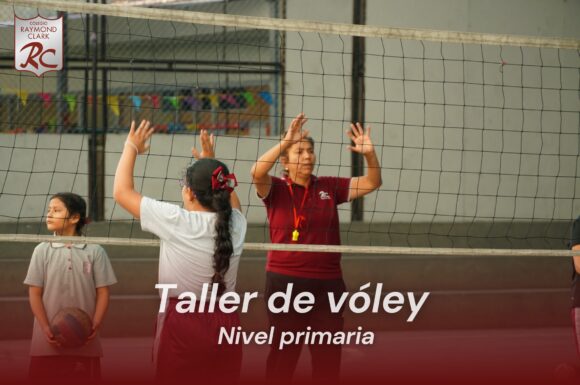 Taller de vóley de nuestras estudiantes de primaria