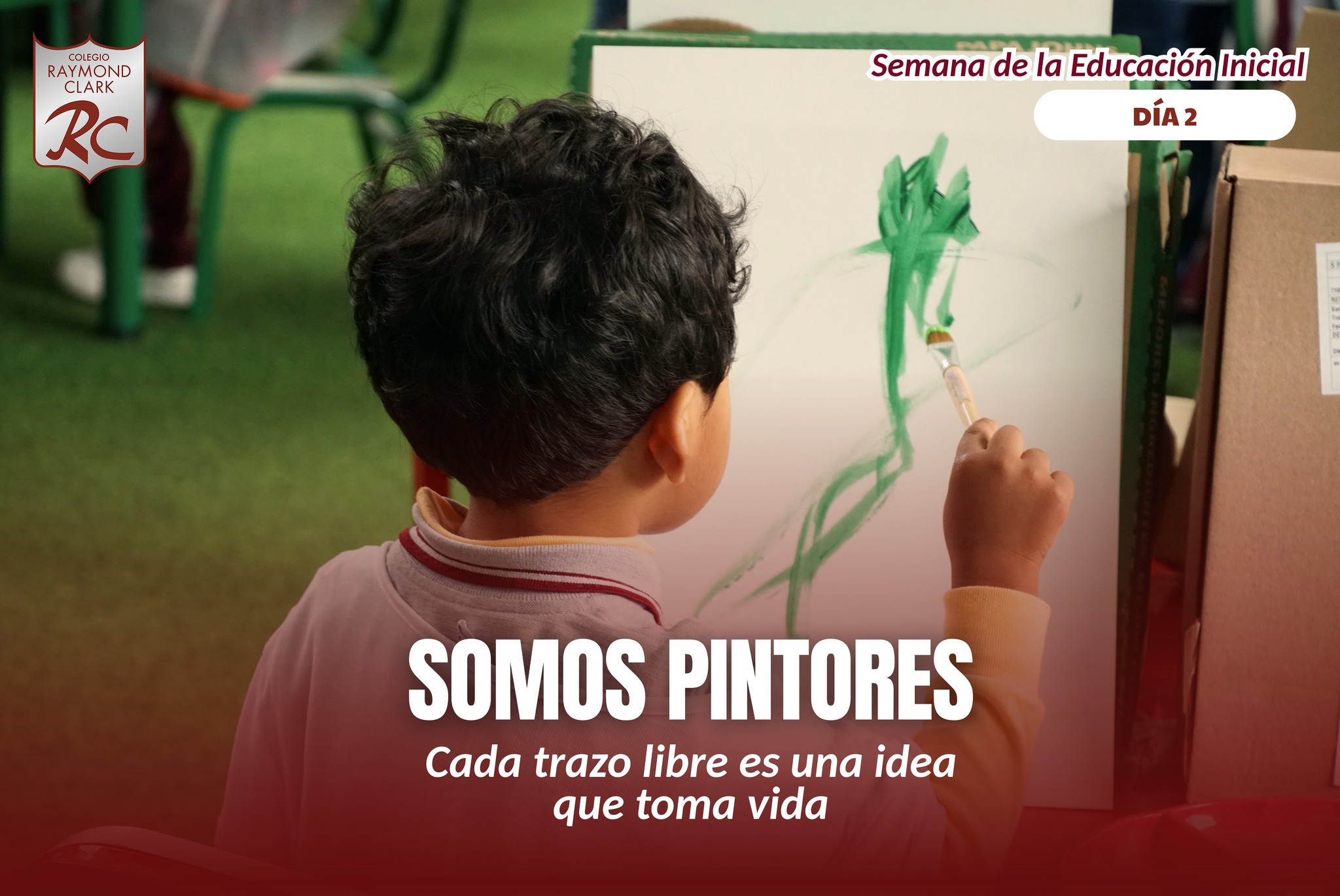 🎨✨ ¡Creatividad a flor de piel en el Día 2 de nuestra Semana de la Educación Inicial!