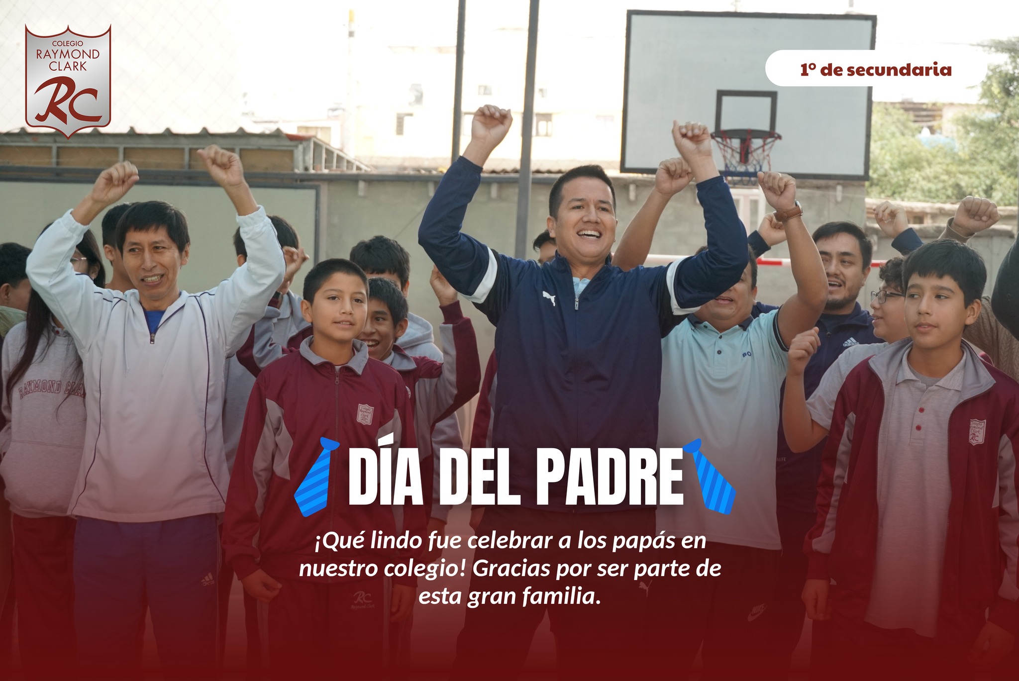 🎉 ¡Nuestros estudiantes de 1ro a 5to de secundaria vivieron un hermoso tiempo junto a sus papás en la celebración por el Día del Padre! 👨‍👧‍👦