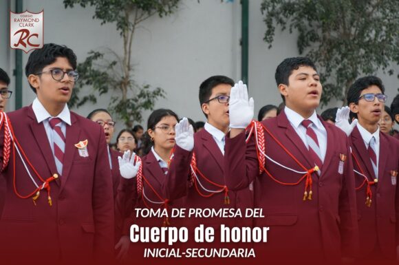 ✨ Revive con nosotros algunos momentos especiales de la juramentación del Cuerpo de Honor, con fotos de nuestros estudiantes de Inicial y Secundaria.