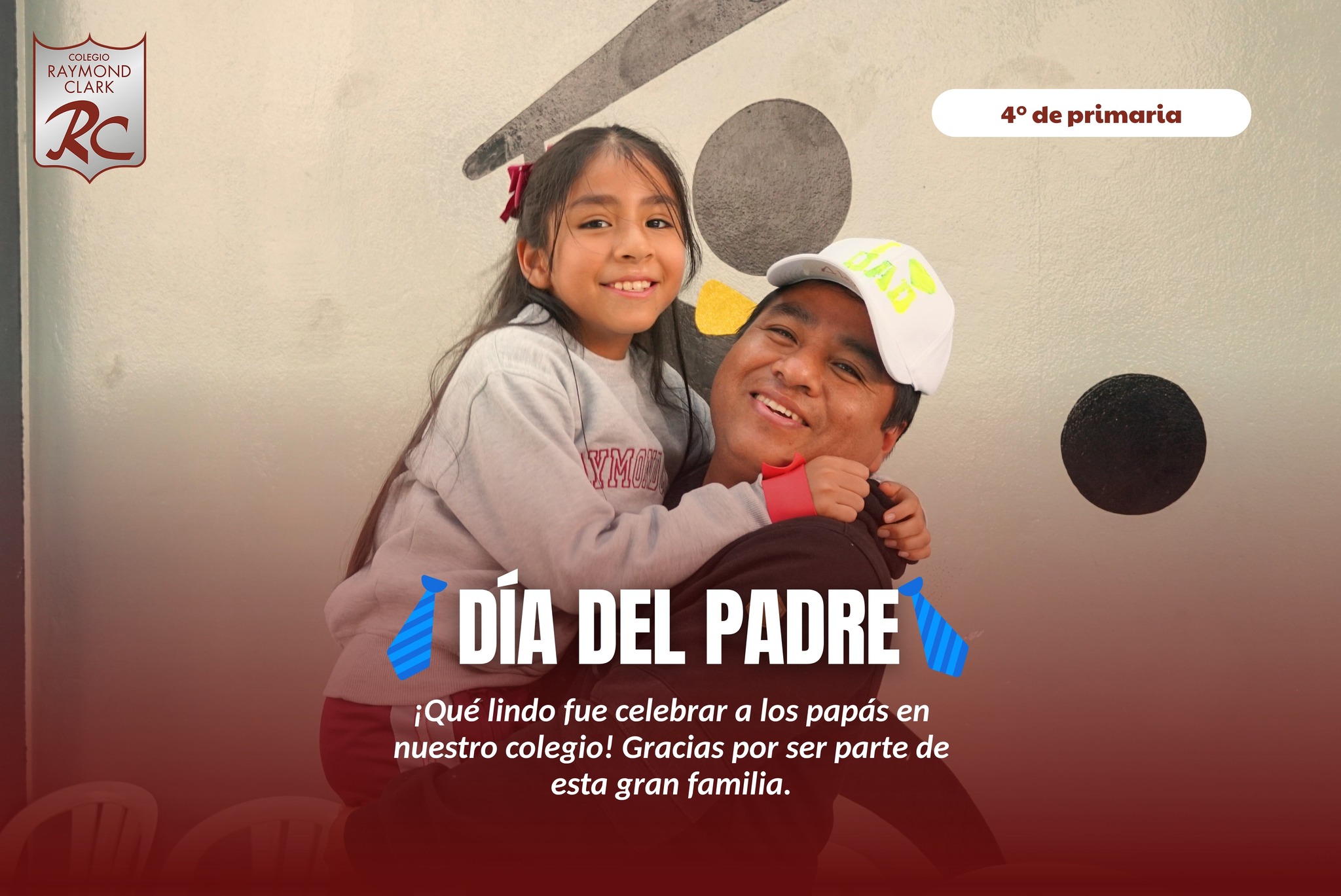 🎉💙¡Los estudiantes de 4to a 6to de Primaria celebraron con gran entusiasmo el Día del Padre! 🎉💙