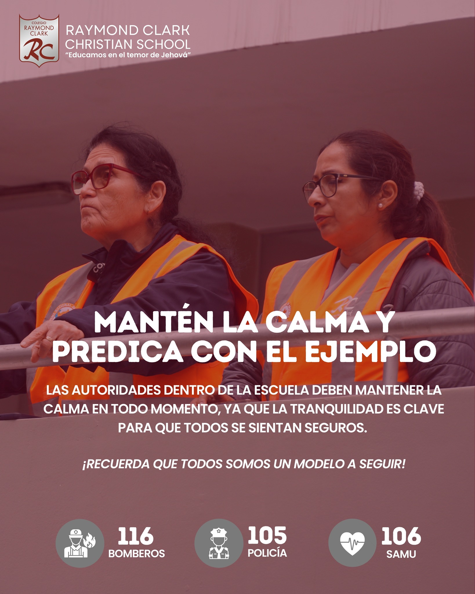 En Raymond Clark School somos un colegio comprometido con la seguridad de nuestra comunidad educativa. 🏫💪