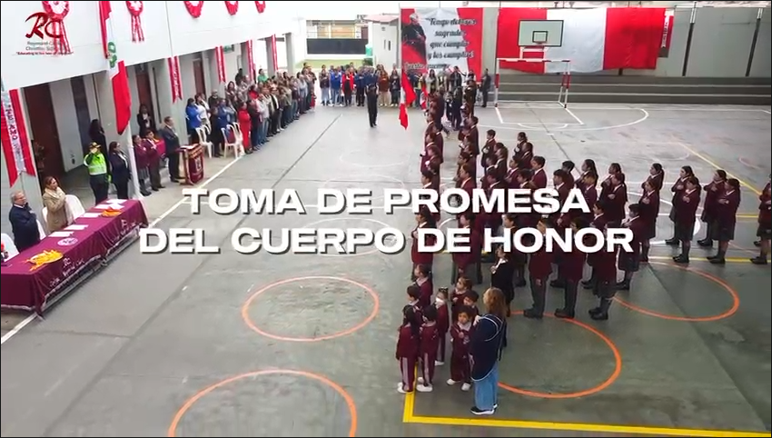 ✨ Compartimos un resumen de lo que se vivió ayer en la juramentación de nuestros estudiantes del Cuerpo de Honor.