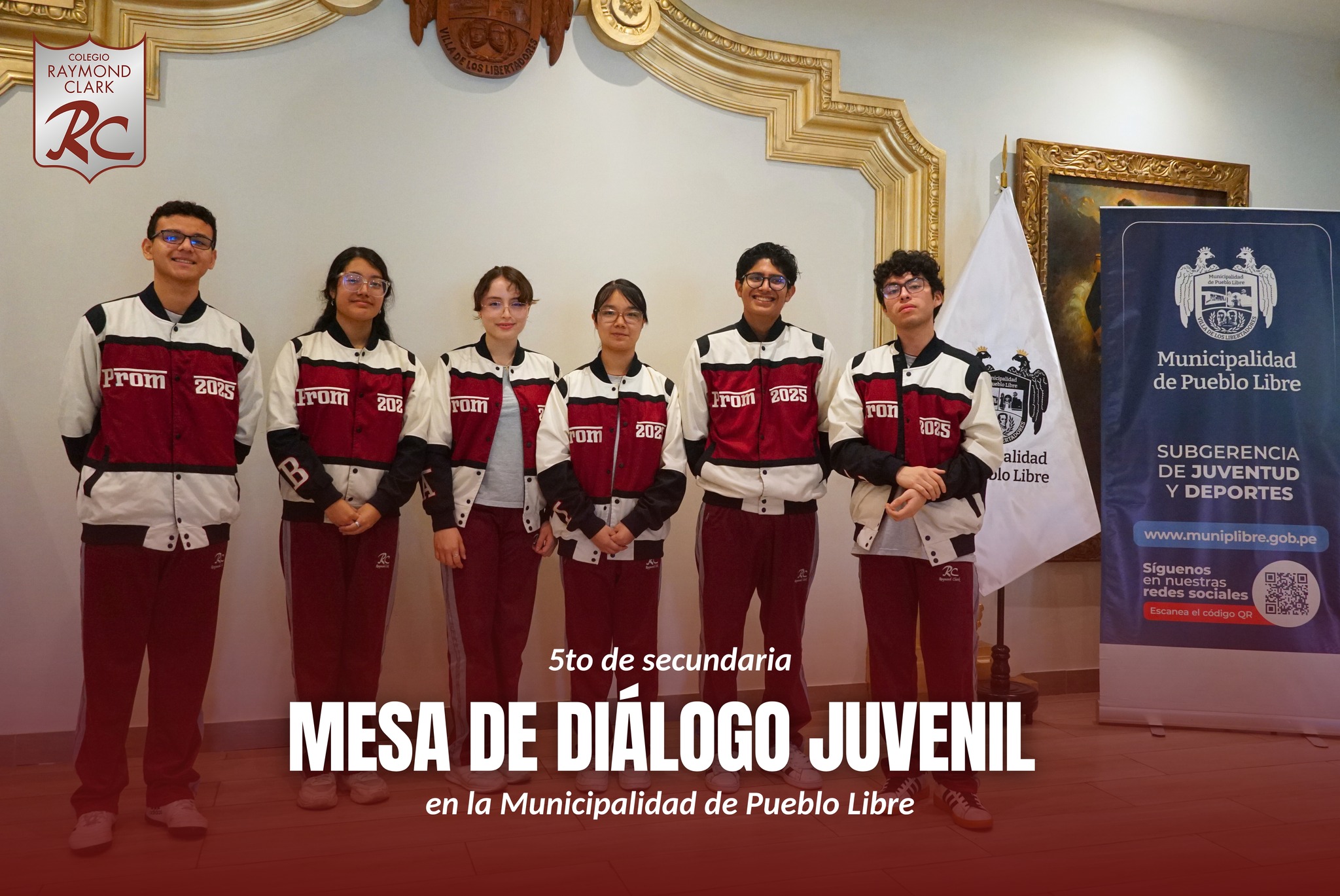 🗣️ Nuestros alumnos de 5to de secundaria participaron en una Mesa de Diálogo Juvenil