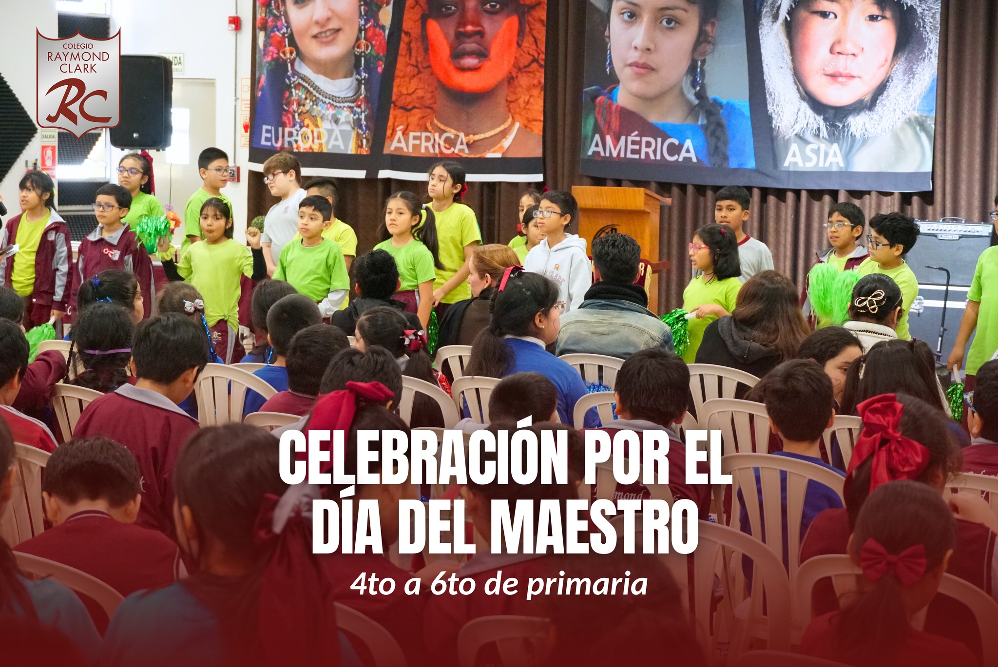 🎉📸 Compartimos algunos momentos especiales de la celebración por el Día del Maestro que vivieron con mucho cariño y entusiasmo nuestros estudiantes de 4to a 6to de primaria.