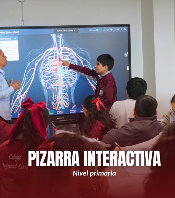🧪✨Nuestros estudiantes de 5°B vivieron una experiencia dinámica y divertida en su clase de Ciencia y Tecnología, utilizando nuestra pizarra interactiva.