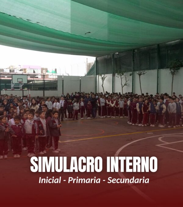 📢 Hoy realizamos nuestro Simulacro Interno 🛎️🏫Todos nuestros estudiantes, docentes y personal, desarrollamos con éxito nuestro simulacro interno. 🙌✨