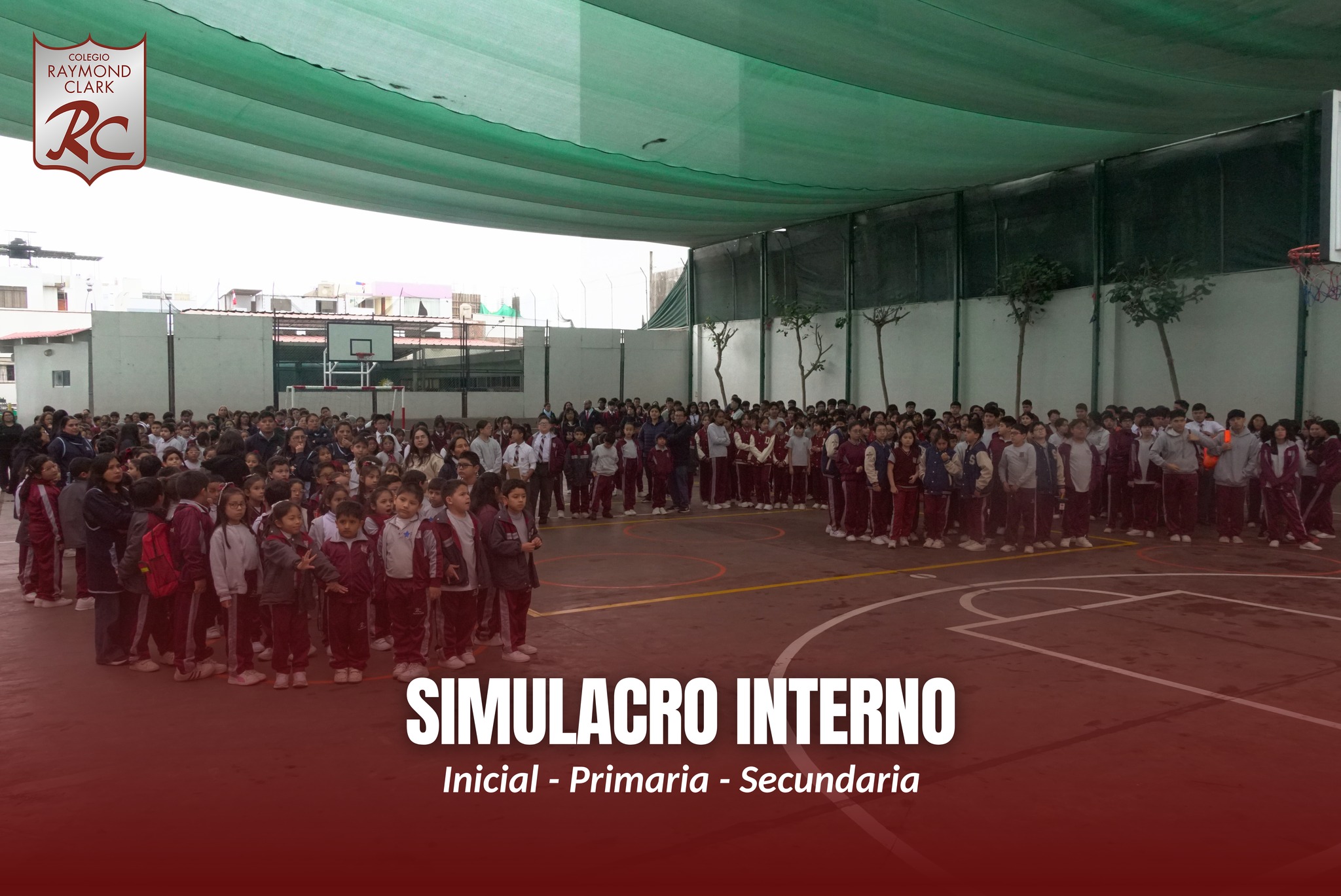📢 Hoy realizamos nuestro Simulacro Interno 🛎️🏫Todos nuestros estudiantes, docentes y personal, desarrollamos con éxito nuestro simulacro interno. 🙌✨