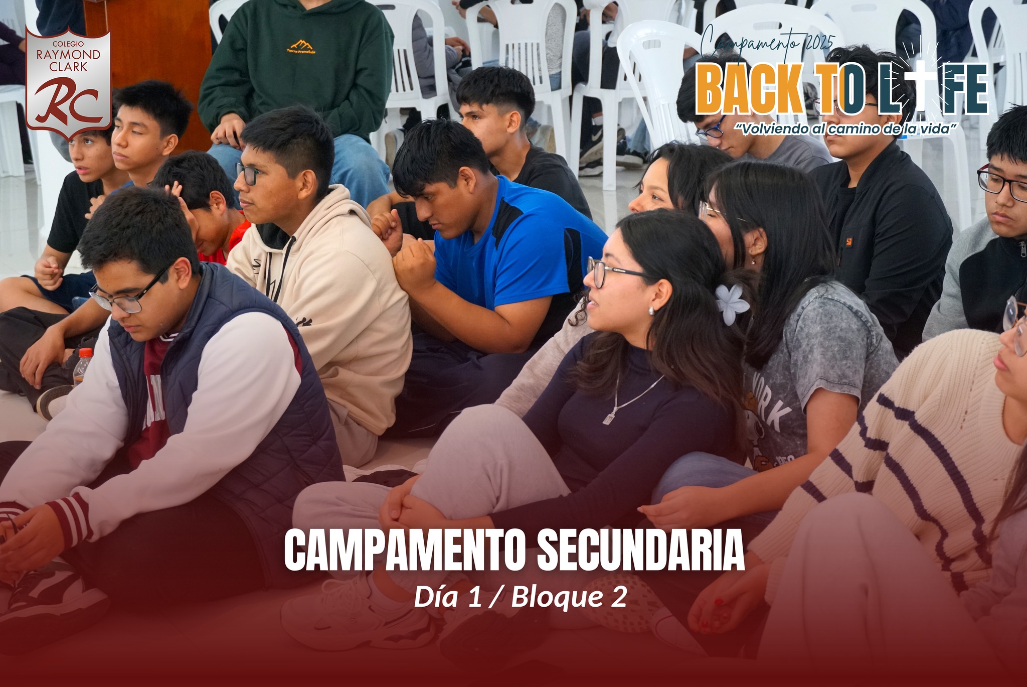 🌲🔥 ¡Seguimos viviendo la experiencia del Campamento “Back to Life”! 🏕️nivel secundaria.