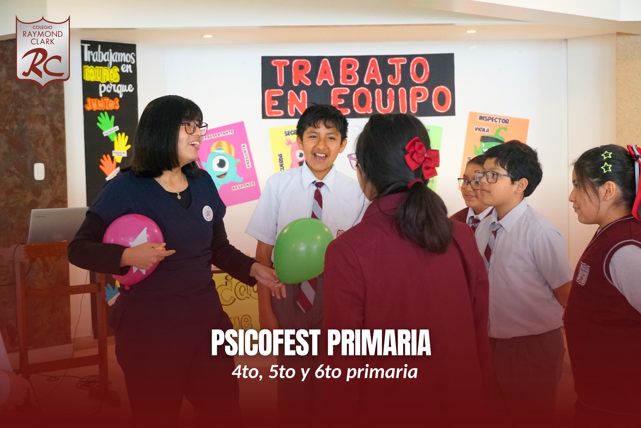 📸✨ Compartimos algunas imágenes de lo que fue nuestro Psicofest 2025 con nuestros estudiantes de 4to, 5to y 6to de primaria.
